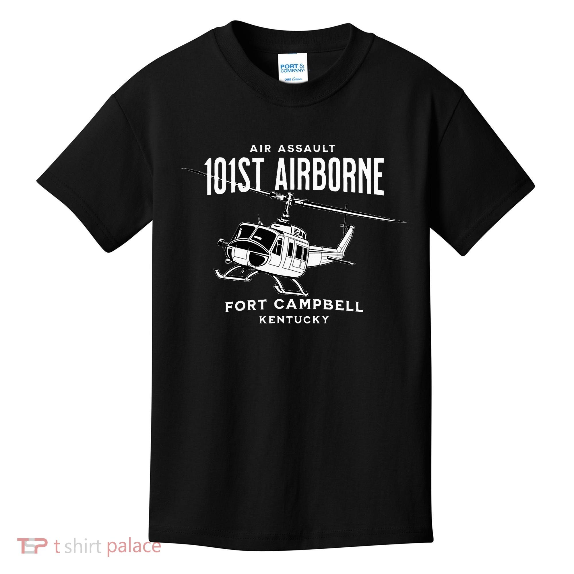 101st Airborne Air Assault Helicopter Fort Campbell Kentucky Kids T-Shirt