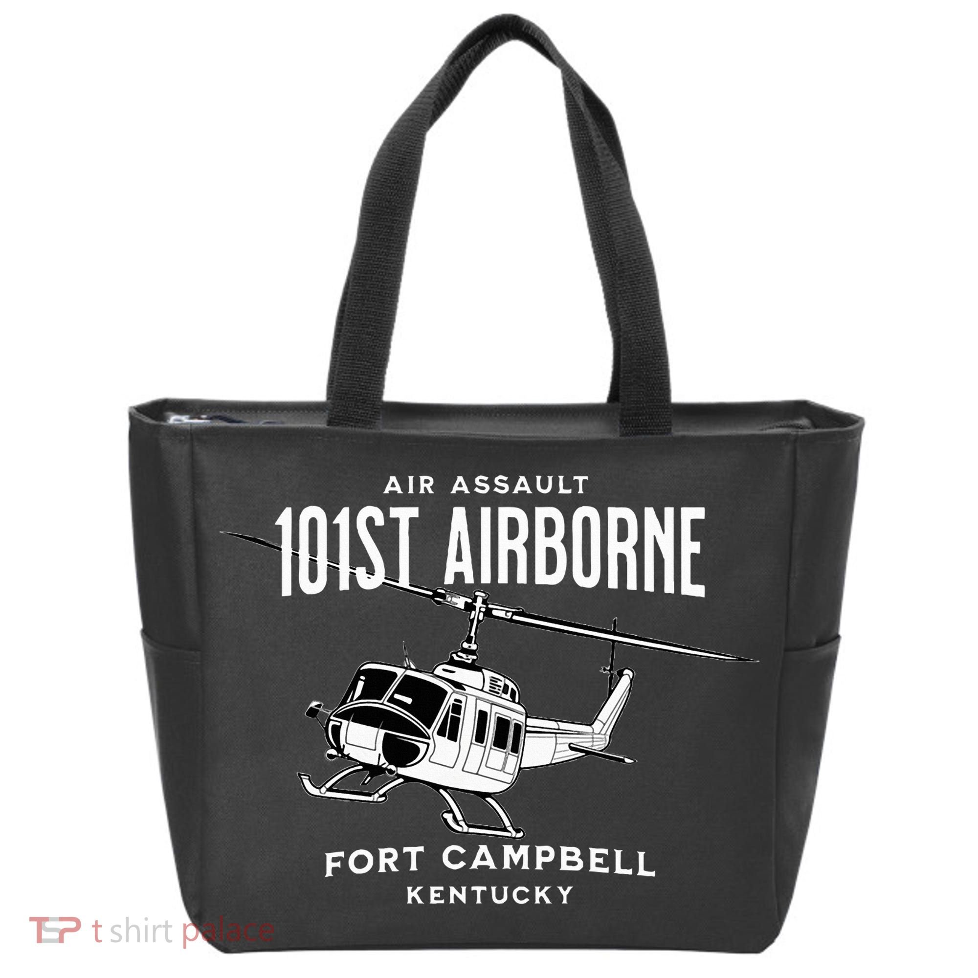 101st Airborne Air Assault Helicopter Fort Campbell Kentucky Tote Bag