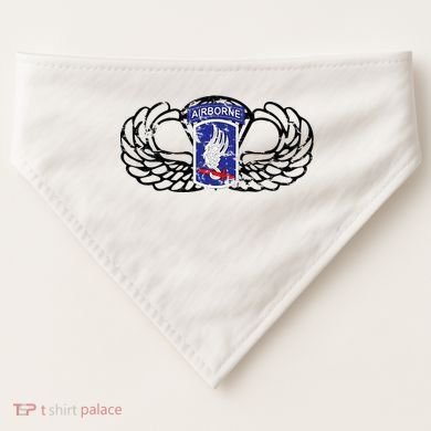 173rd Airborne Brigade Jumpwings USA-Made Doggie Bandana