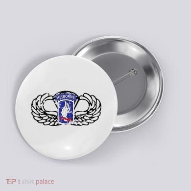 173rd Airborne Brigade Jumpwings Button