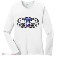 173rd Airborne Brigade Jumpwings Women's Long Sleeve Shirt thumb 0