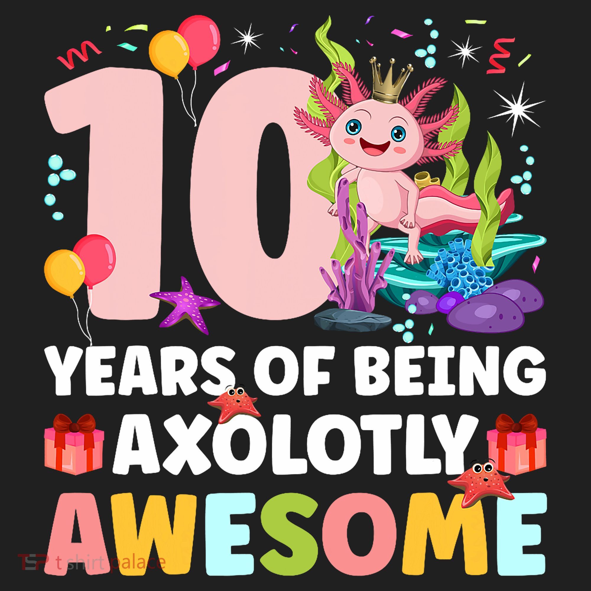 10th Axolotl Birthday Ten Year Old Axolotl Birthday Party Beanie