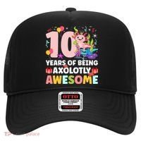 10th Axolotl Birthday Ten Year Old Axolotl Birthday Party Hat thumb 0