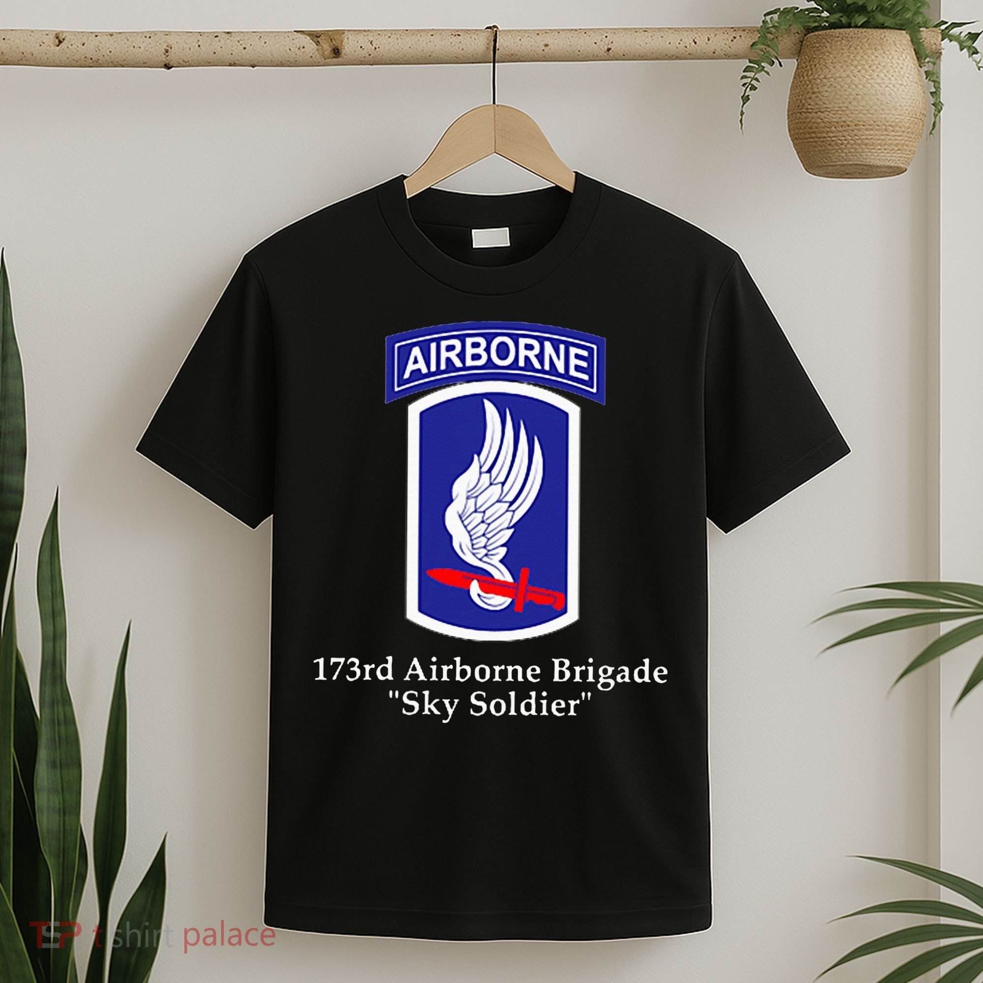 173rd Airborne Brigade Sky Soldier U.S. Army Full Color T-Shirt