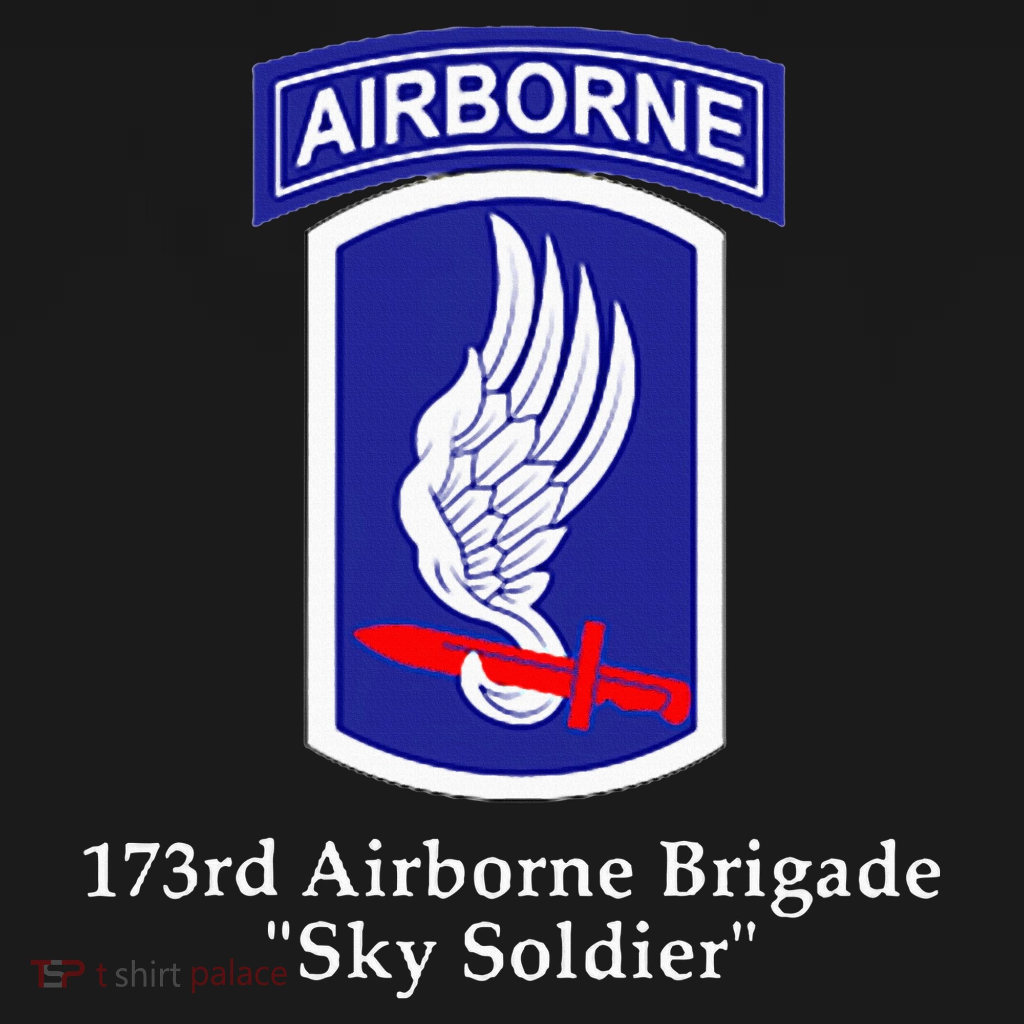 173rd Airborne Brigade Sky Soldier U.S. Army Full Color Baby Bodysuit