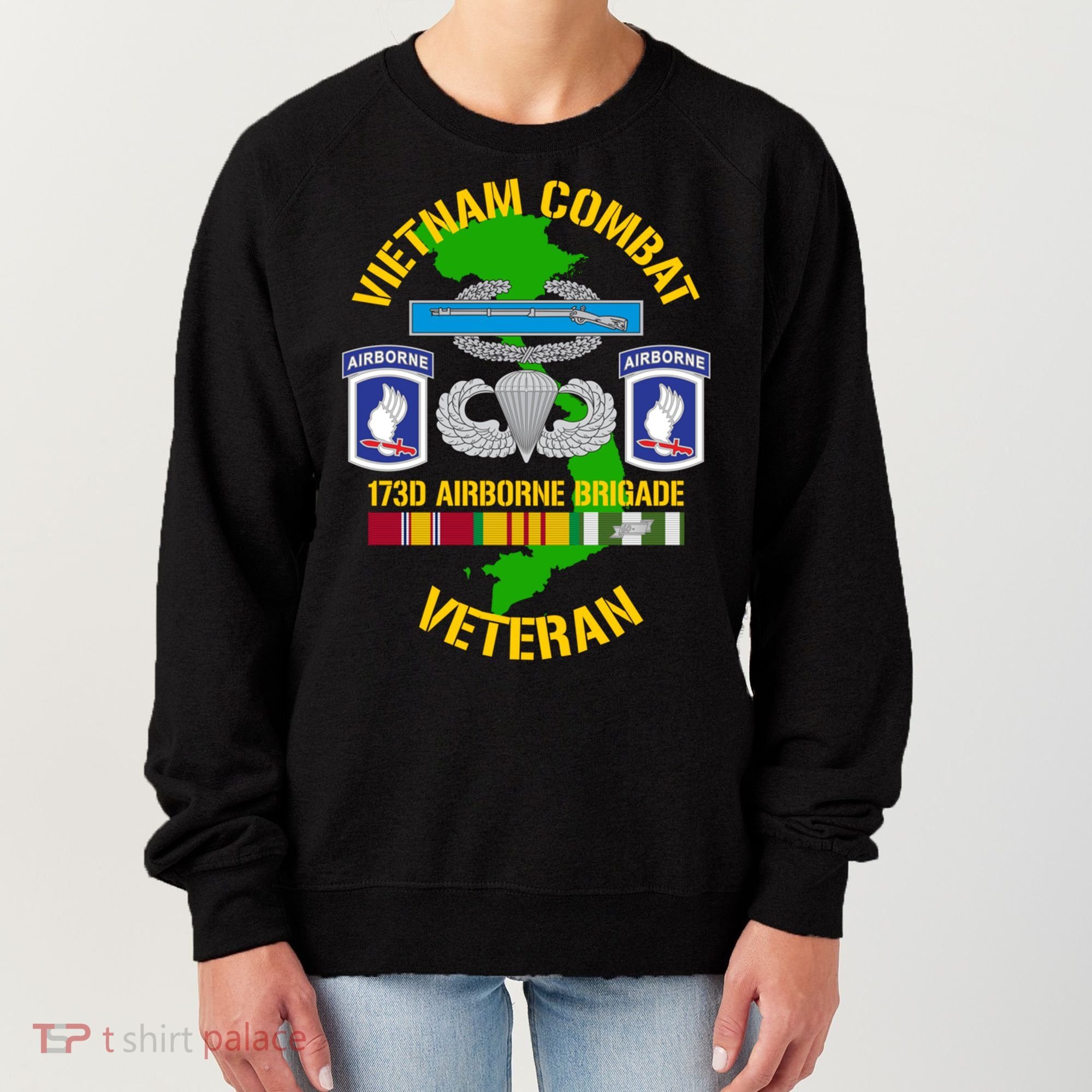 173rd Airborne Brigade Meaningful Gift Vietnam Combat Veteran Great Gift Women's Sweatshirt