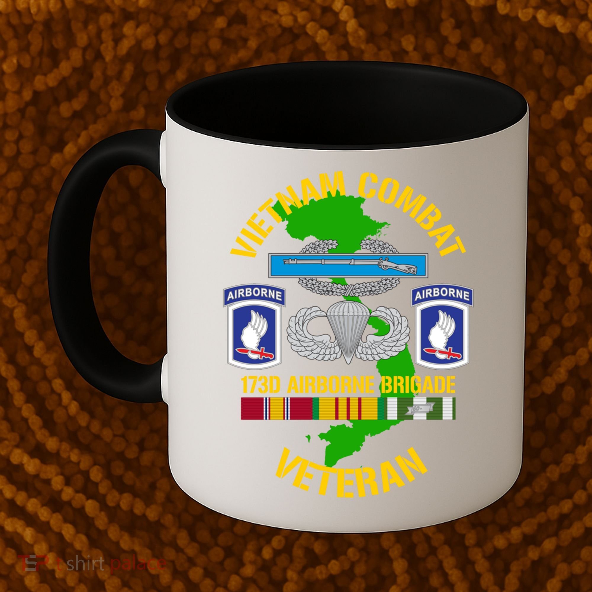 173rd Airborne Brigade Meaningful Gift Vietnam Combat Veteran Great Gift Coffee Mug