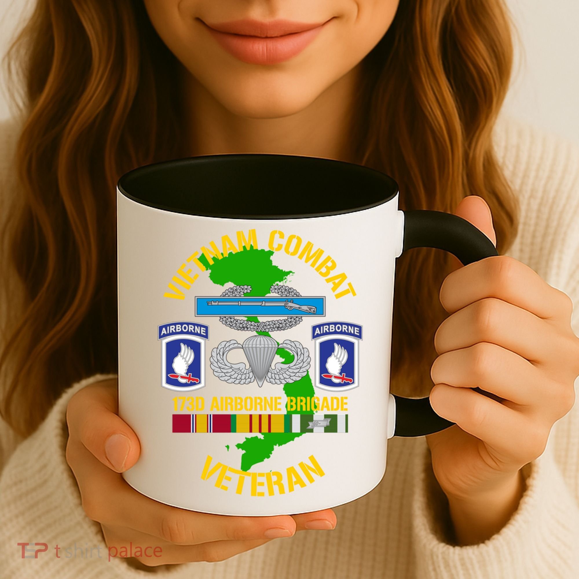 173rd Airborne Brigade Meaningful Gift Vietnam Combat Veteran Great Gift Coffee Mug
