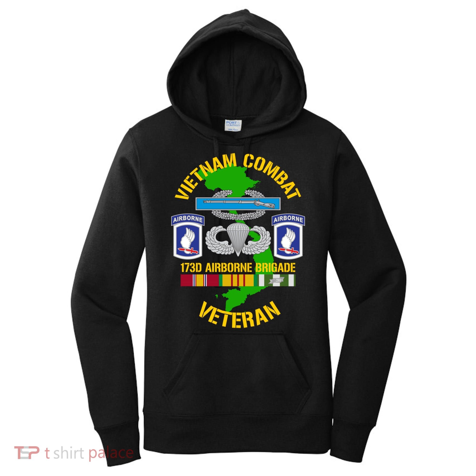 173rd Airborne Brigade Meaningful Gift Vietnam Combat Veteran Great Gift Women's Hoodie