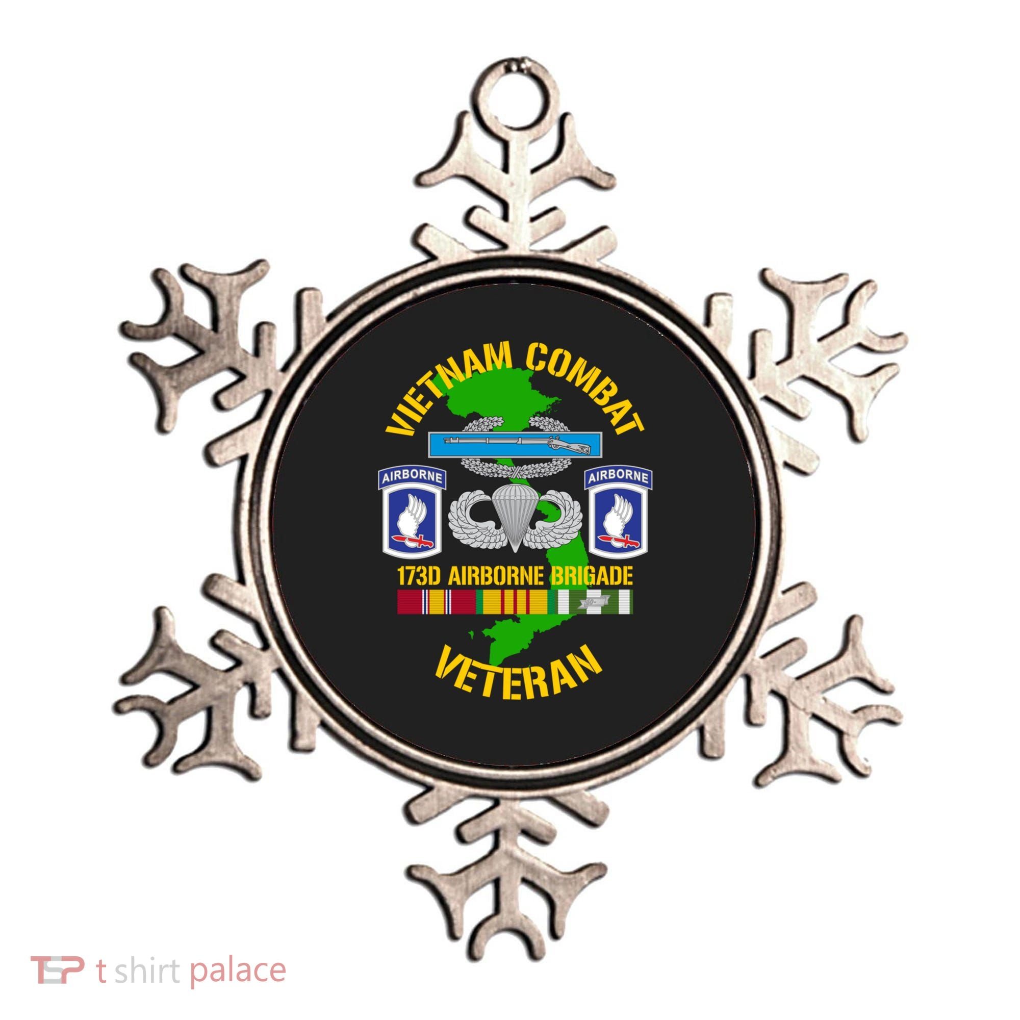 173rd Airborne Brigade Meaningful Gift Vietnam Combat Veteran Great Gift Ornament