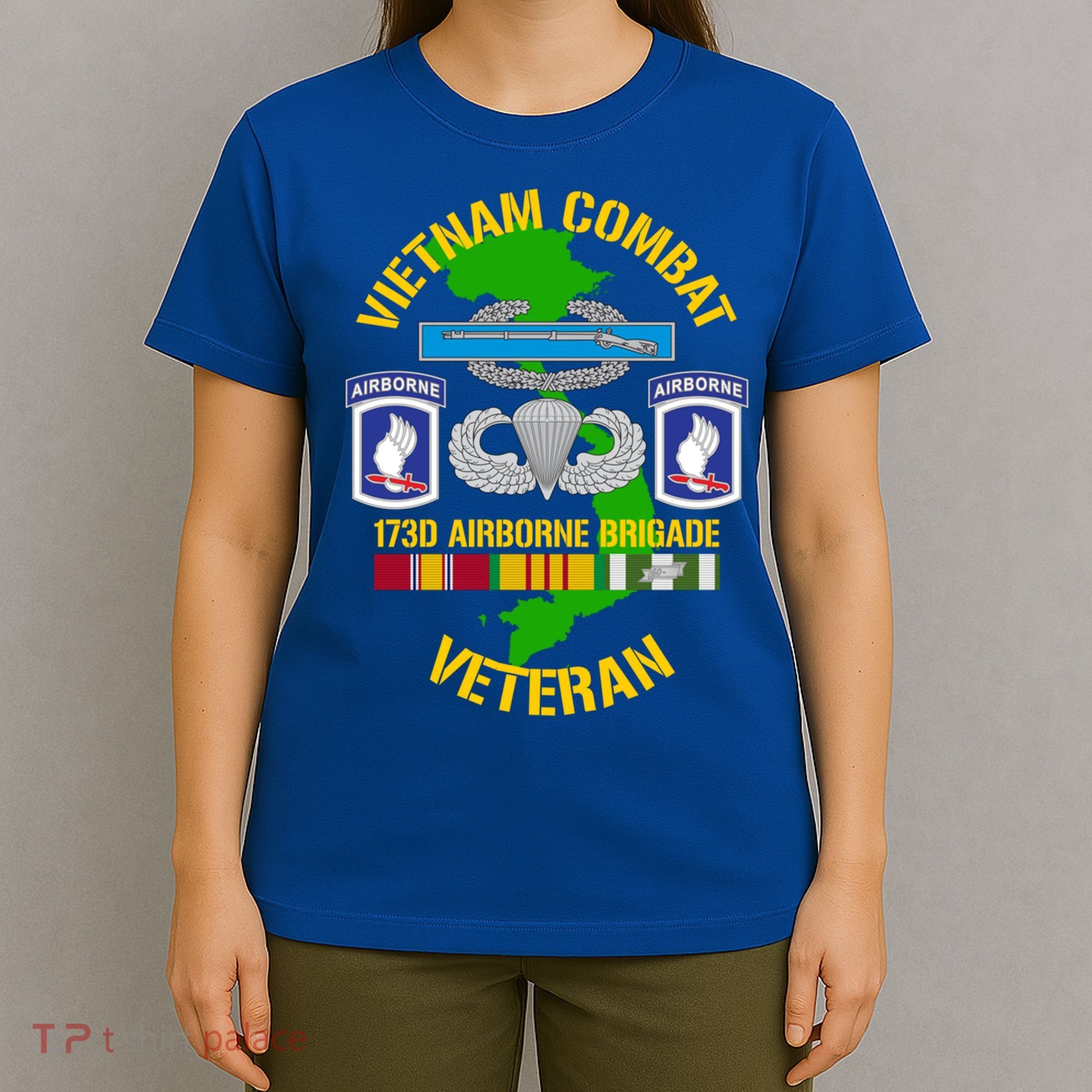 173rd Airborne Brigade Meaningful Gift Vietnam Combat Veteran Great Gift T-Shirt