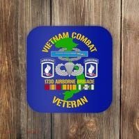 173rd Airborne Brigade Meaningful Gift Vietnam Combat Veteran Great Gift Coaster thumb 0
