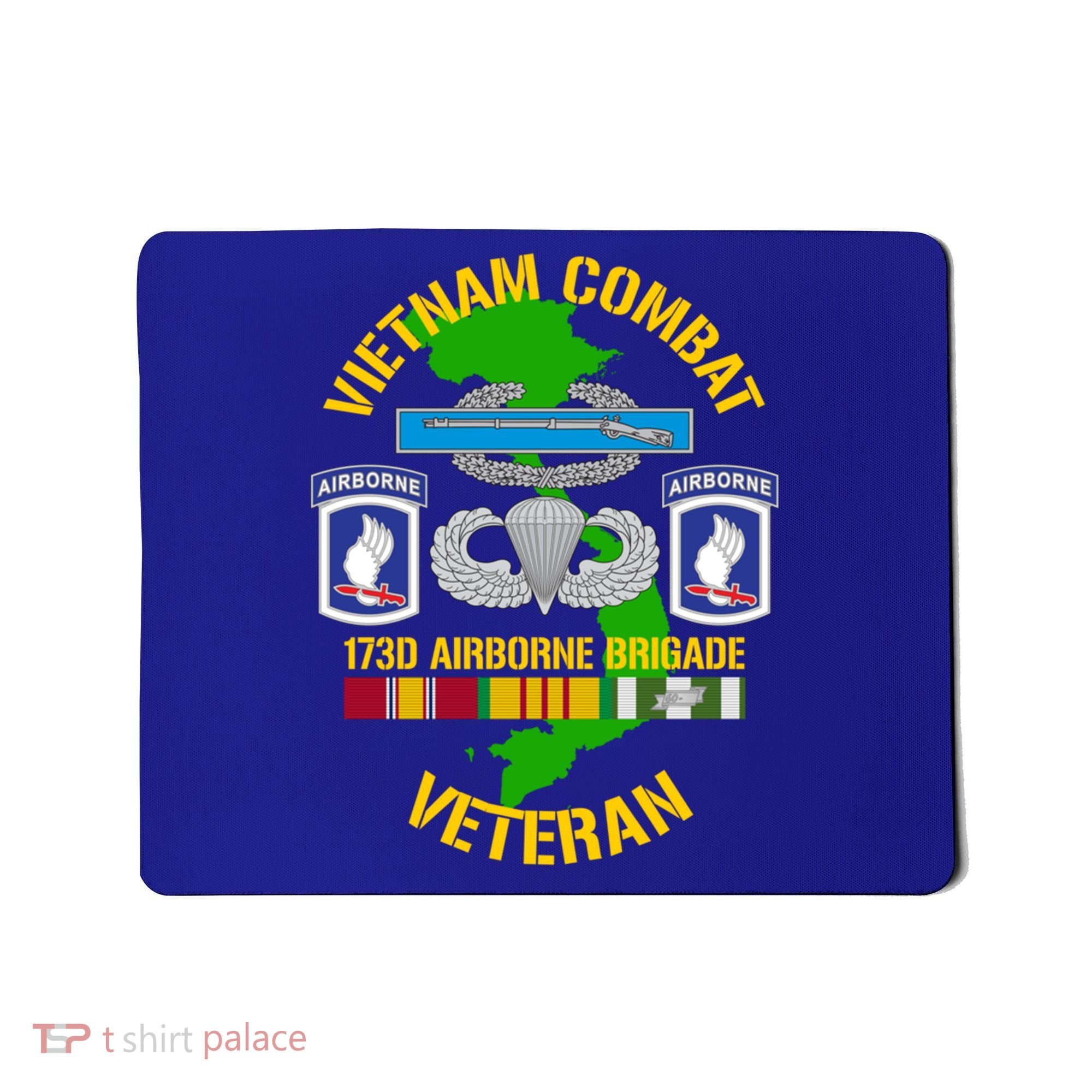 173rd Airborne Brigade Meaningful Gift Vietnam Combat Veteran Great Gift Mousepad
