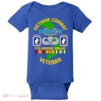 173rd Airborne Brigade Meaningful Gift Vietnam Combat Veteran Great Gift Baby Bodysuit thumb 0