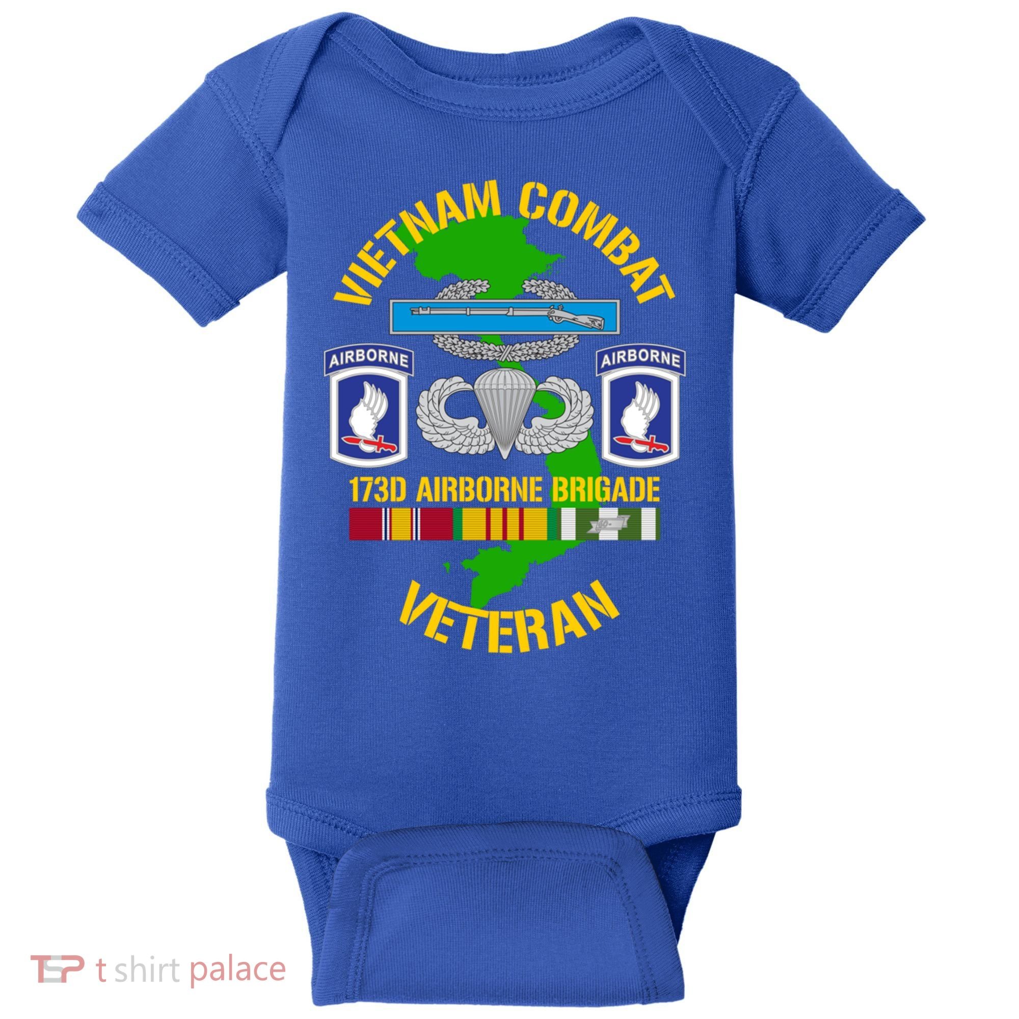 173rd Airborne Brigade Meaningful Gift Vietnam Combat Veteran Great Gift Baby Bodysuit