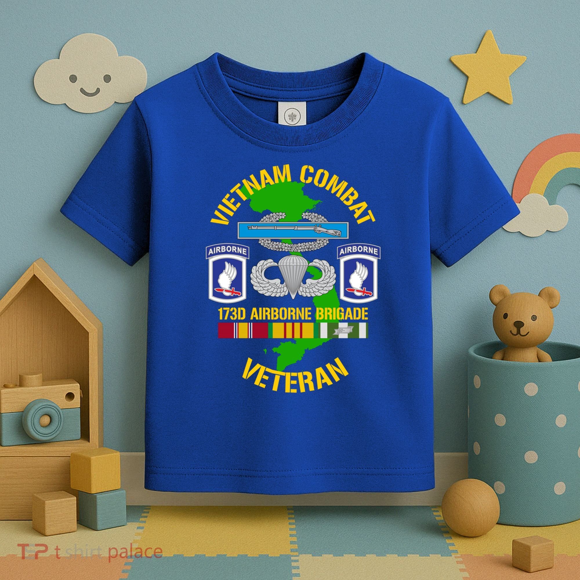 173rd Airborne Brigade Meaningful Gift Vietnam Combat Veteran Great Gift Toddler T-Shirt