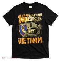 1st Aviation Brigade Vietnam Veteran Pilot  Door Gunner T-Shirt thumb 0