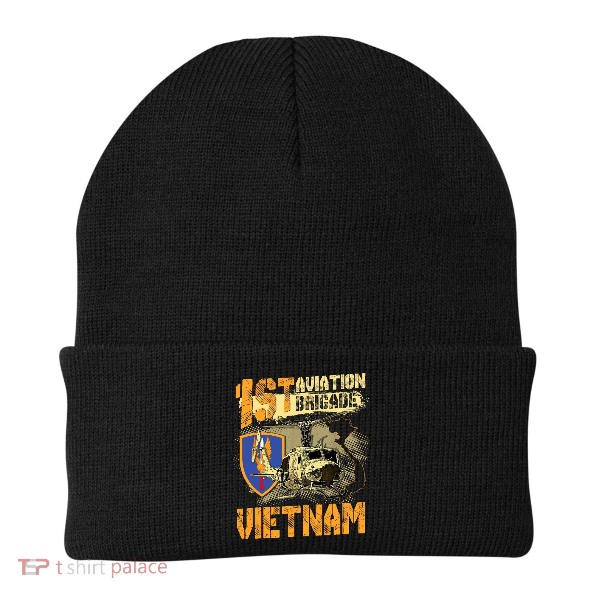 1st Aviation Brigade Vietnam Veteran Pilot  Door Gunner Beanie