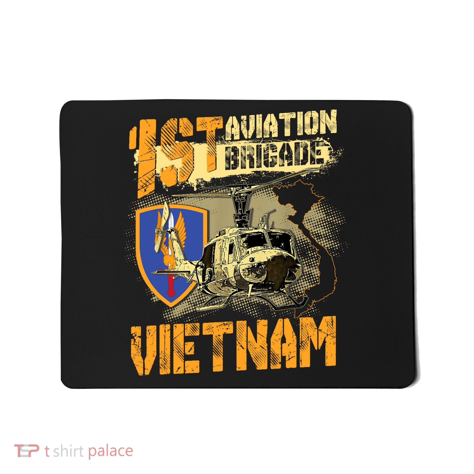 1st Aviation Brigade Vietnam Veteran Pilot  Door Gunner Mousepad