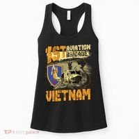 1st Aviation Brigade Vietnam Veteran Pilot  Door Gunner Women's Tank Top thumb 0
