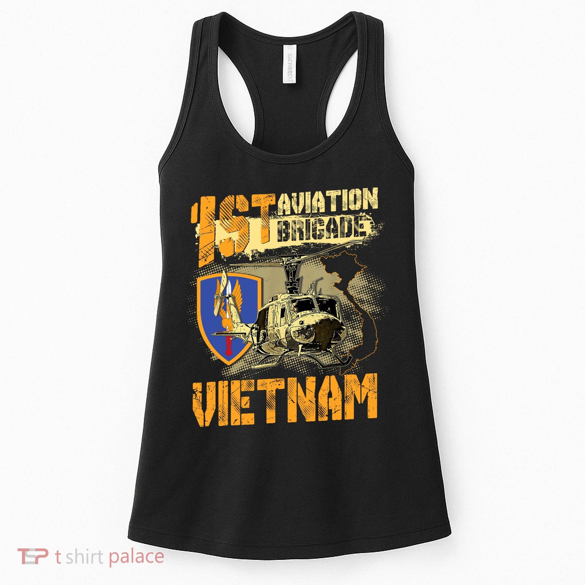 1st Aviation Brigade Vietnam Veteran Pilot  Door Gunner Women's Tank Top