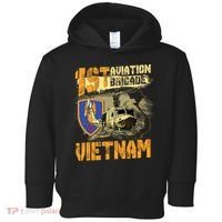 1st Aviation Brigade Vietnam Veteran Pilot  Door Gunner Toddler Hoodie thumb 0