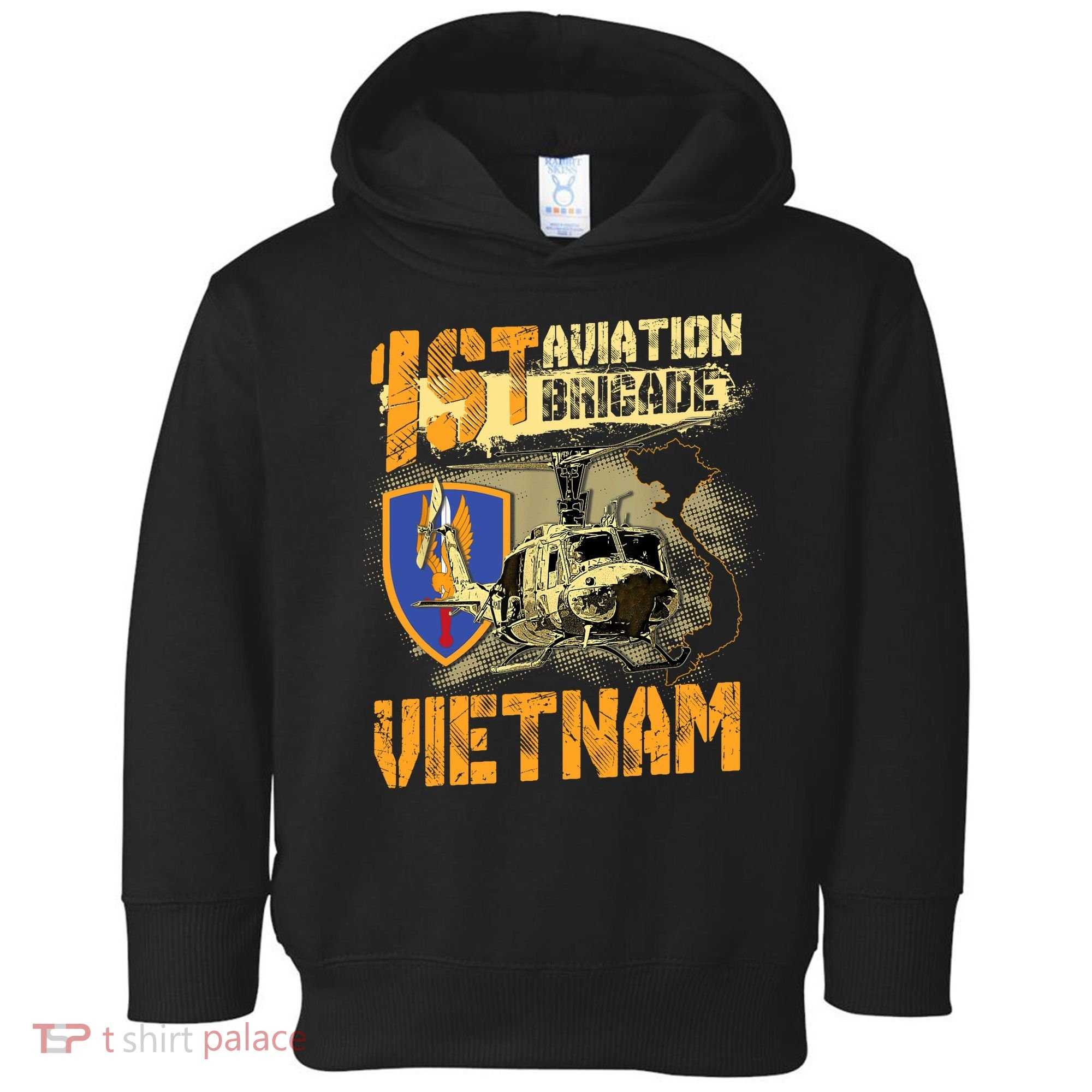 1st Aviation Brigade Vietnam Veteran Pilot  Door Gunner Toddler Hoodie
