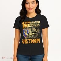 1st Aviation Brigade Vietnam Veteran Pilot  Door Gunner Women's T-Shirt thumb 4