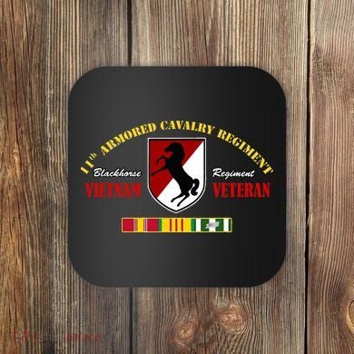 11th Armored Cavalry Regiment Vietnam Veteran Father Day Coaster