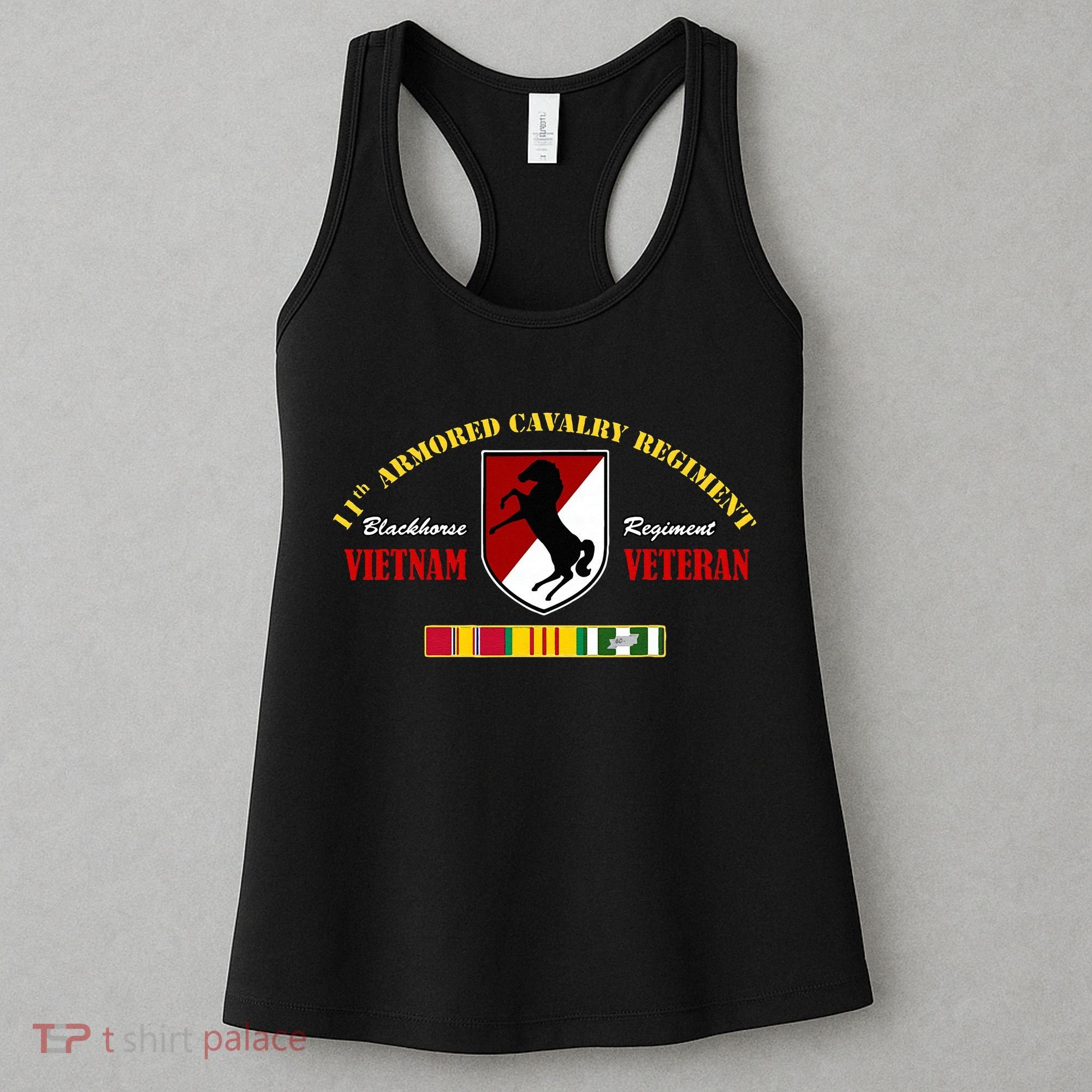 11th Armored Cavalry Regiment Vietnam Veteran Father Day Women's Tank Top
