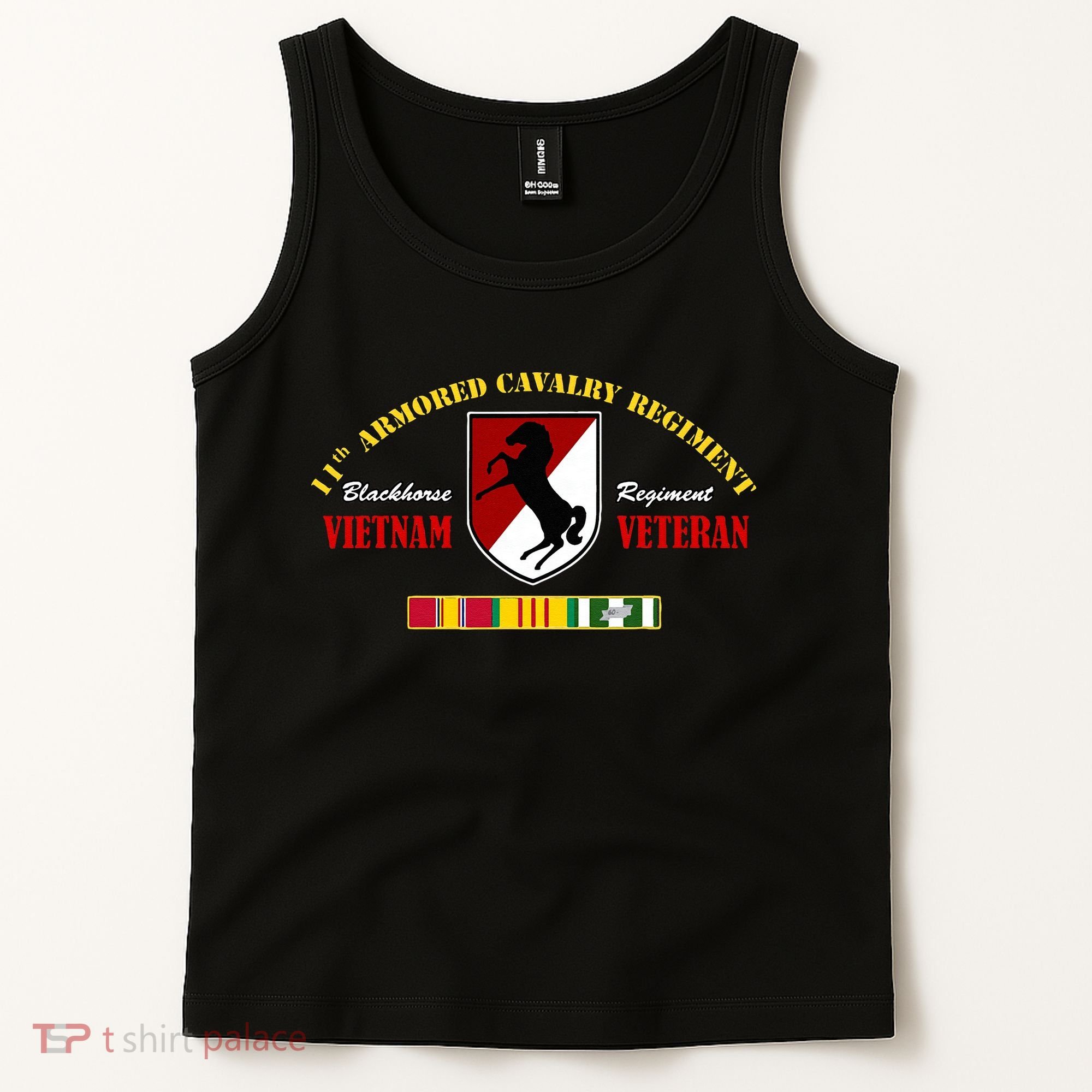 11th Armored Cavalry Regiment Vietnam Veteran Father Day Tank Top