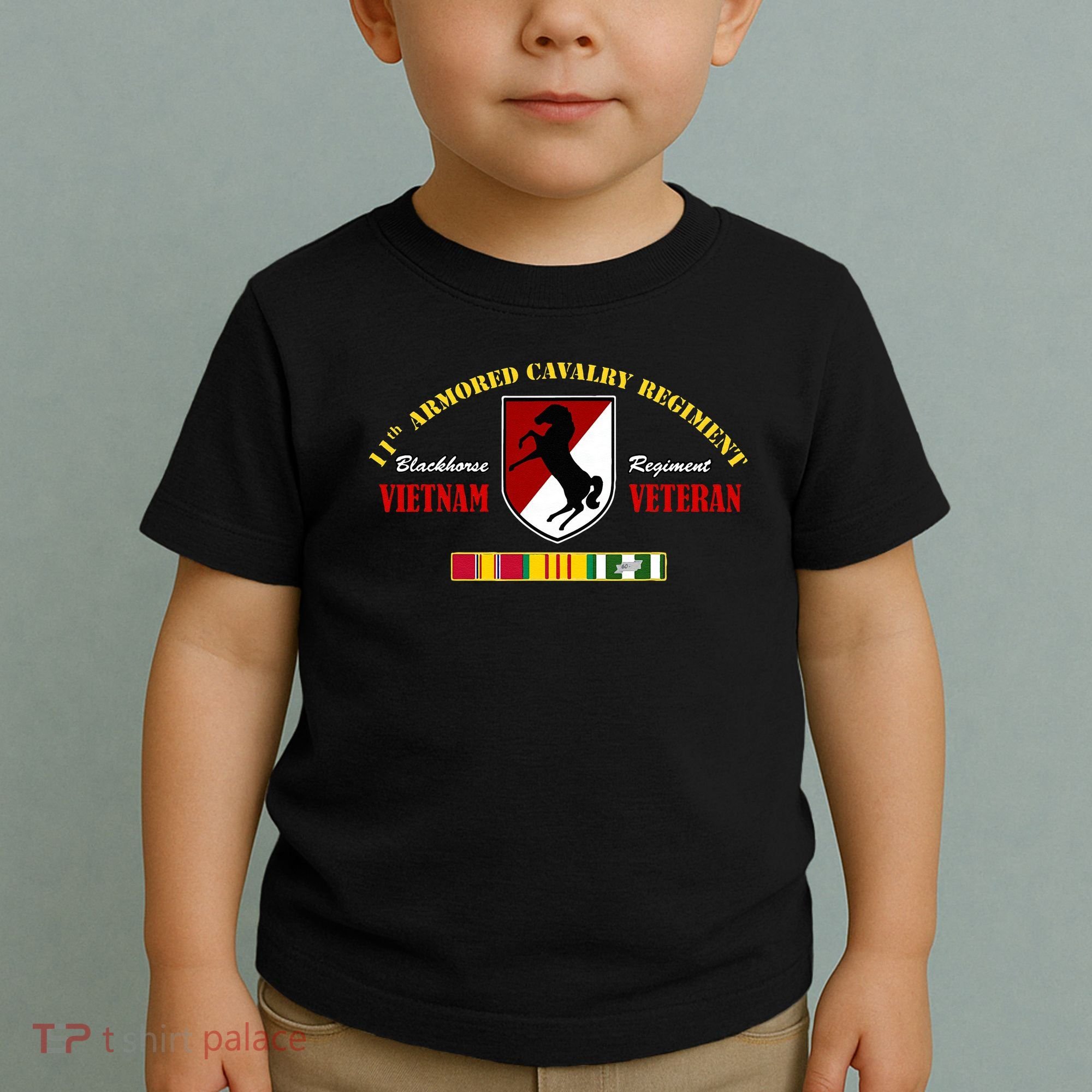 11th Armored Cavalry Regiment Vietnam Veteran Father Day Toddler T-Shirt