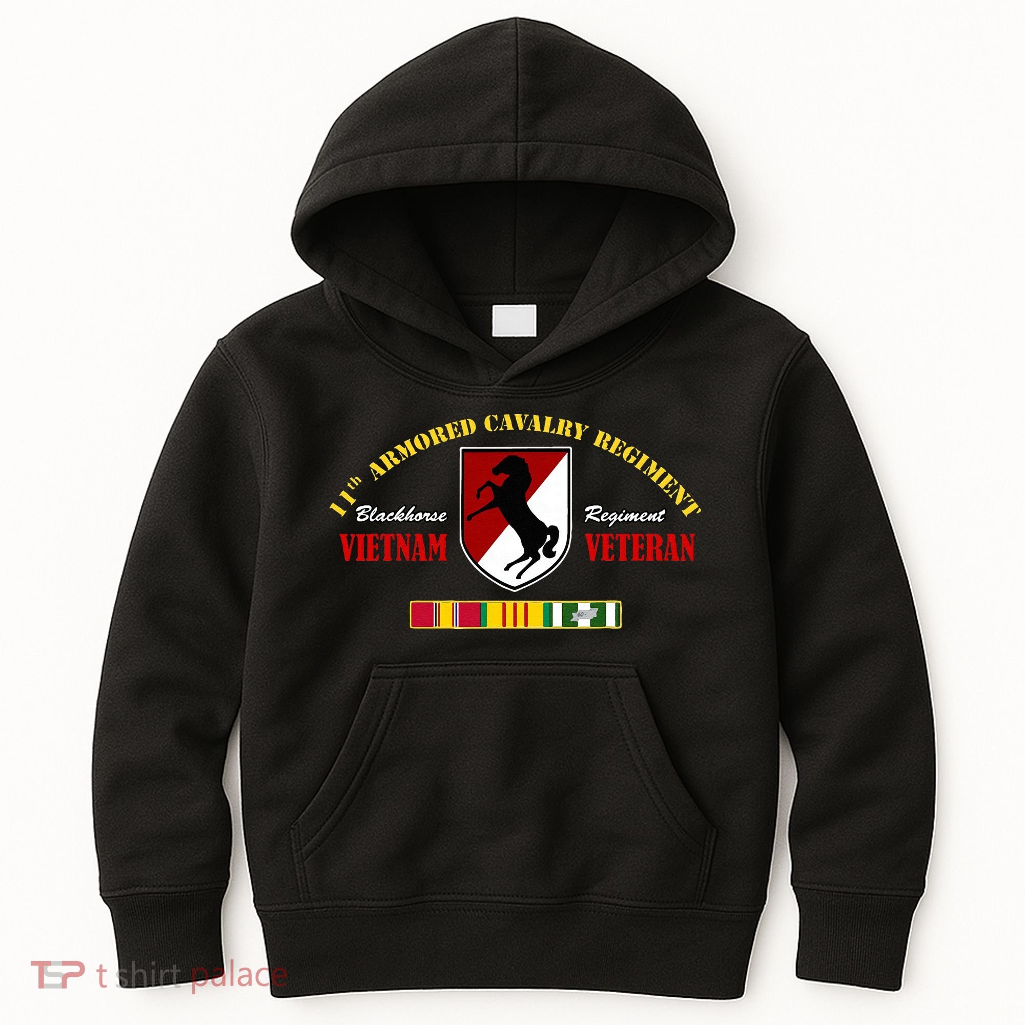 11th Armored Cavalry Regiment Vietnam Veteran Father Day Kids Hoodie