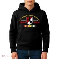 11th Armored Cavalry Regiment Vietnam Veteran Father Day Kids Hoodie thumb 4