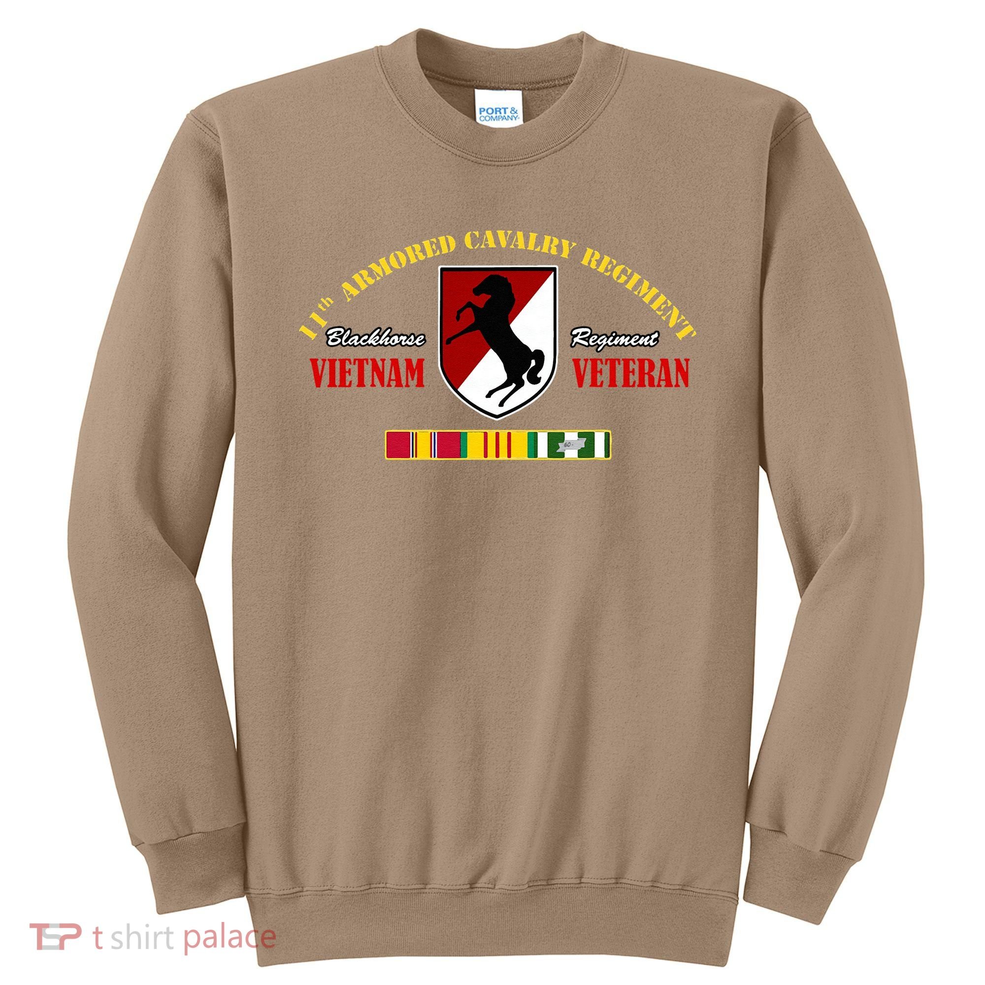 11th Armored Cavalry Regiment Vietnam Veteran Father Day Sweatshirt