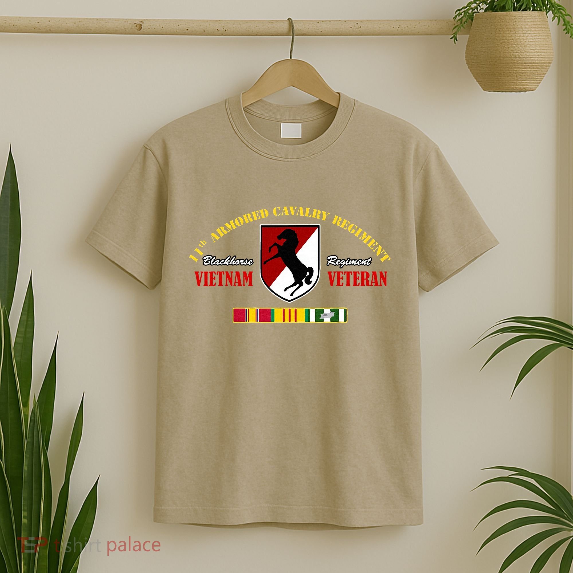 11th Armored Cavalry Regiment Vietnam Veteran Father Day T-Shirt