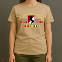 11th Armored Cavalry Regiment Vietnam Veteran Father Day T-Shirt thumb 4