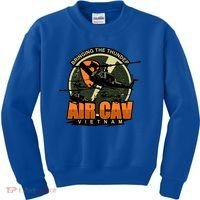 1st Air Cavalry Division Vietnam Veteran Veterans Day Xmas Gift Kids Sweatshirt thumb 0