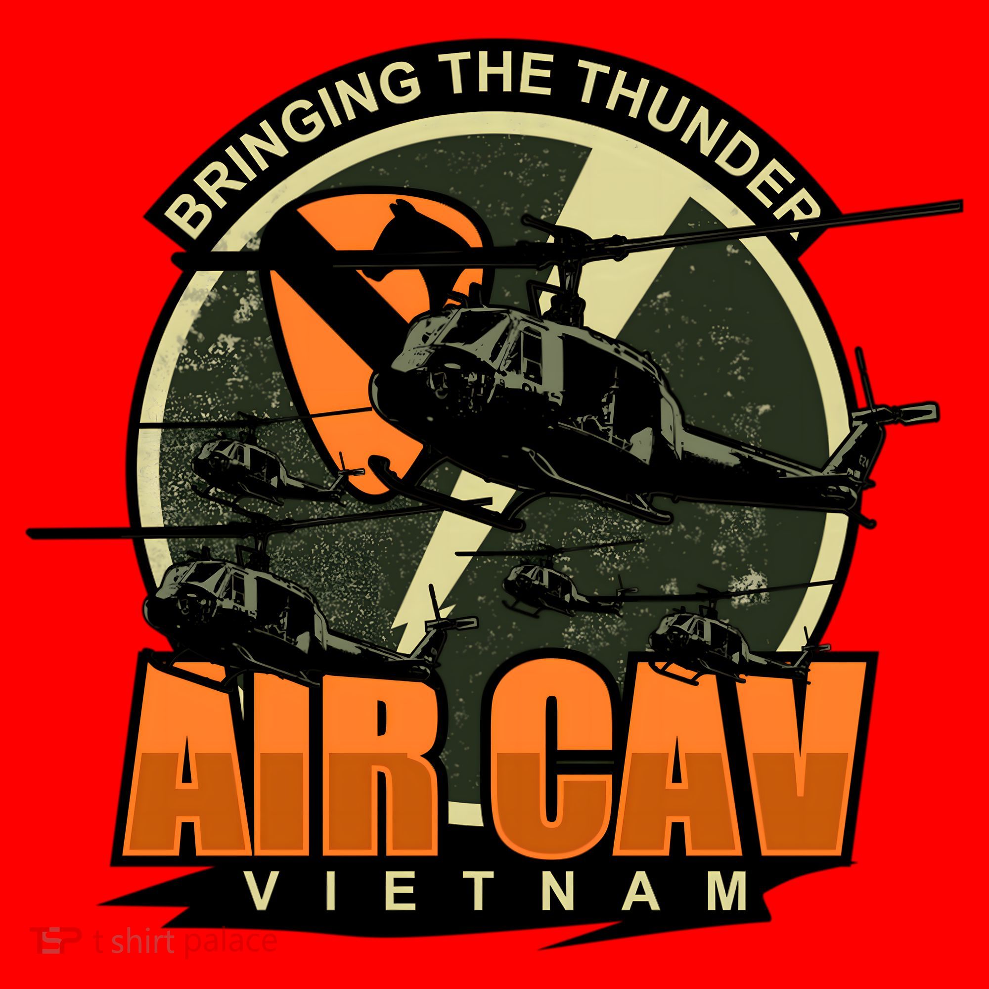 1st Air Cavalry Division Vietnam Veteran Veterans Day Xmas Gift Santa Hat