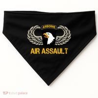 101st Airborne Division Air Assault Gift Veterans Day Great Gift USA-Made Doggie Bandana thumb 0