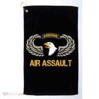 101st Airborne Division Air Assault Gift Veterans Day Great Gift Golf Towel thumb 0