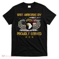 101st Airborne Divition Proudly Served Veterans Day T-Shirt thumb 0