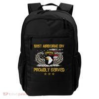 101st Airborne Divition Proudly Served Veterans Day Backpack thumb 0