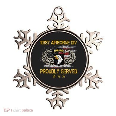 101st Airborne Divition Proudly Served Veterans Day Ornament