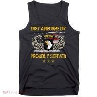 101st Airborne Divition Proudly Served Veterans Day Tank Top thumb 0