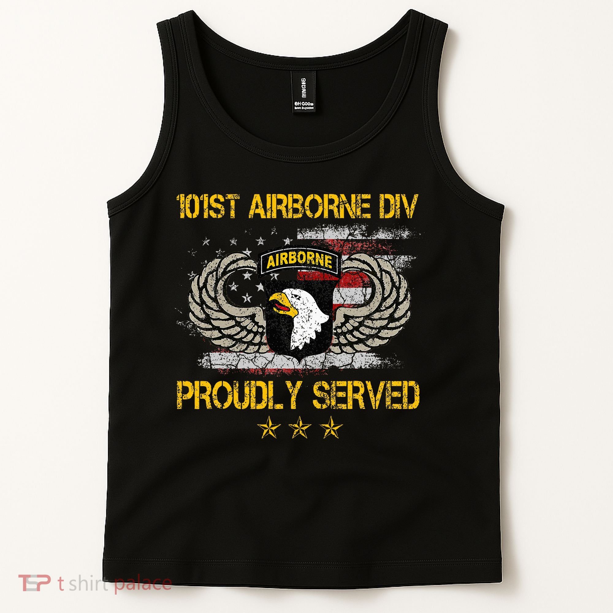 101st Airborne Divition Proudly Served Veterans Day Tank Top