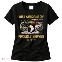 101st Airborne Divition Proudly Served Veterans Day Women's T-Shirt thumb 0