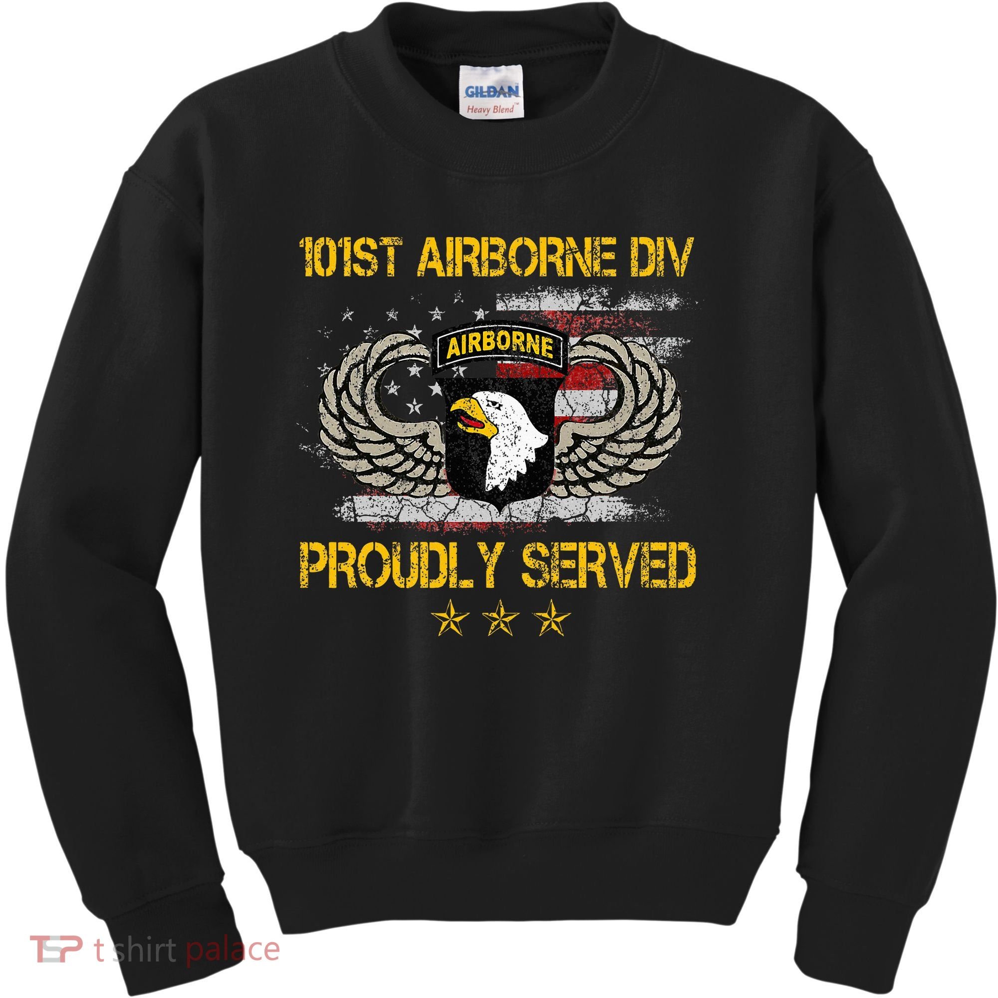 101st Airborne Divition Proudly Served Veterans Day Kids Sweatshirt