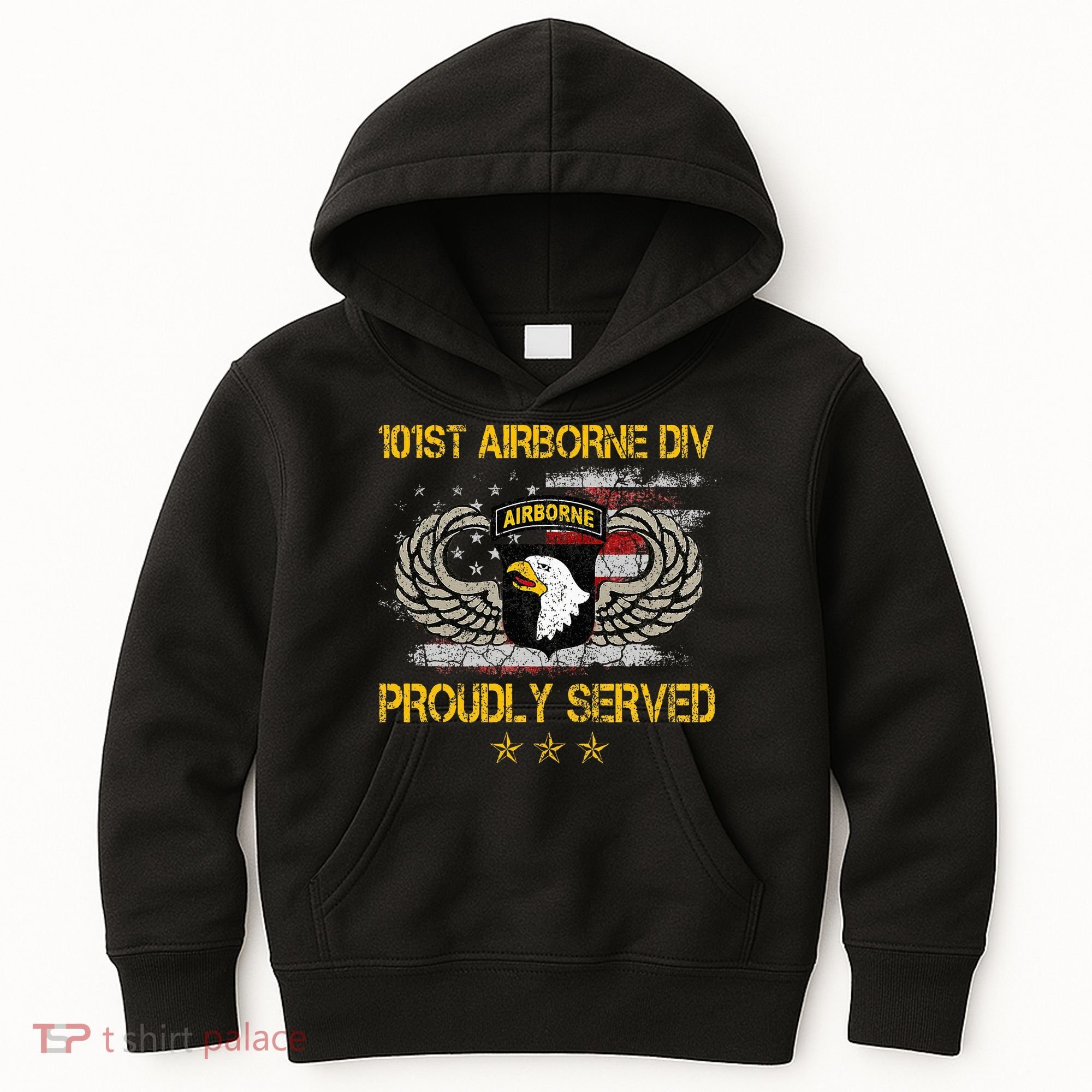 101st Airborne Divition Proudly Served Veterans Day Kids Hoodie