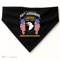 101st Airborne Division Veteran Gift USA-Made Doggie Bandana thumb 0